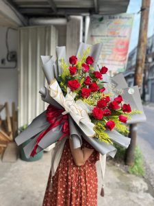 Buket Bunga Mawar Merah – Buket Besar bangil