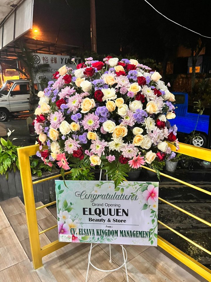 Bunga Standing Bangil – Hiasan Ucapan Selamat