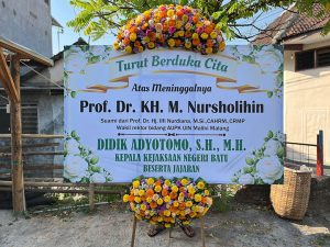 Karangan Bunga Duka Cita 2 Titik Bunga – Pasuruan, Bangil