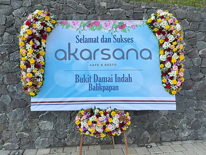 Karangan Bunga Ucapan Grand Opening 3 titik bunga